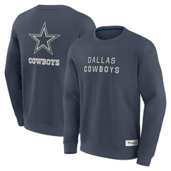 Dallas Cowboys Elements Future Ground Lettering Pullover Sweatshirt Navy
