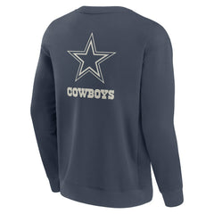 Dallas Cowboys Elements Future Ground Lettering Pullover Sweatshirt Navy