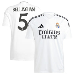 Jude Bellingham Real Madrid 2024/25 Home Replica Player Jersey White shop