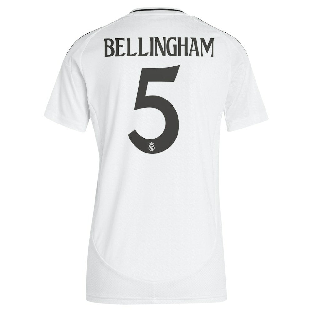 Jude Bellingham Real Madrid Women's 2024/25 Home Replica Player Jersey White