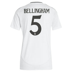 Jude Bellingham Real Madrid Women's 2024/25 Home Replica Player Jersey White