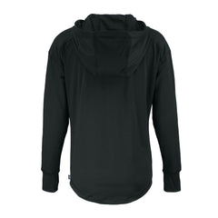 Green Bay Packers Cutter & Buck Women's Daybreak Eco Recycled Half-Zip Hoodie Black