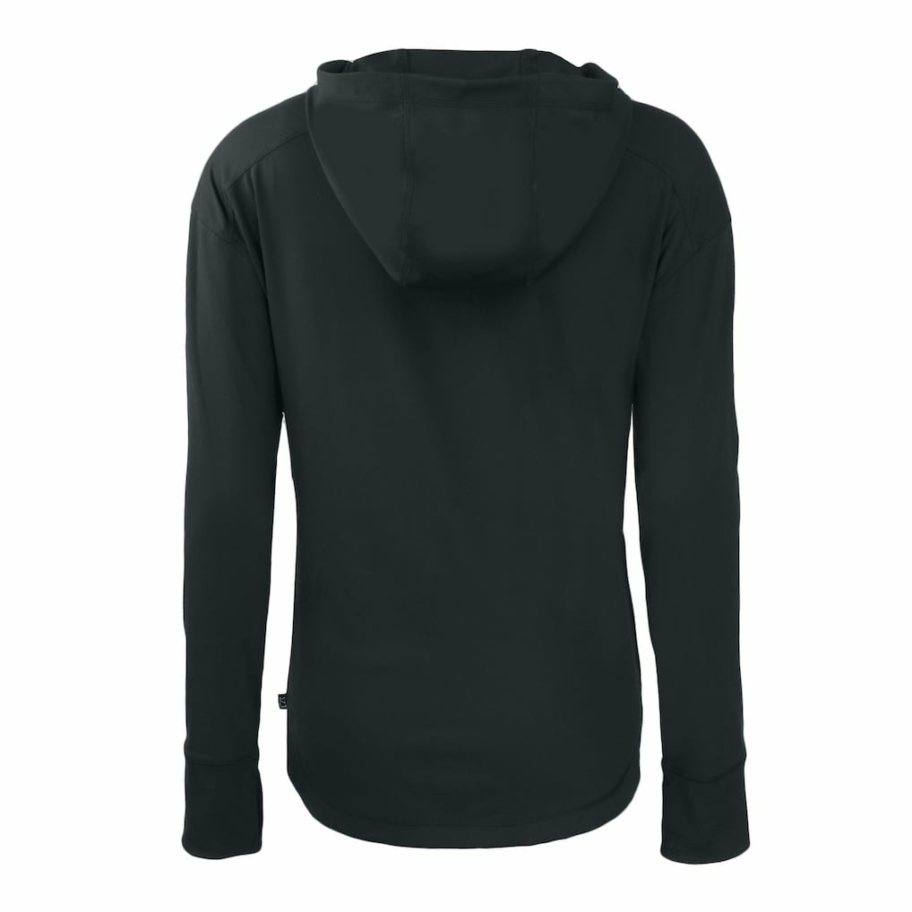 Baltimore Ravens Cutter & Buck Women's Daybreak Eco Recycled Full-Zip Hoodie Black