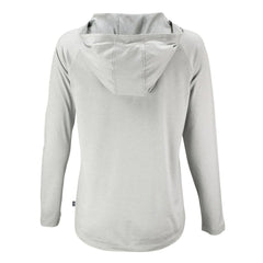Atlanta Falcons Cutter & Buck Women's Coastline Epic Comfort Eco Recycled Long Sleeve Hoodie T-Shirt Gray