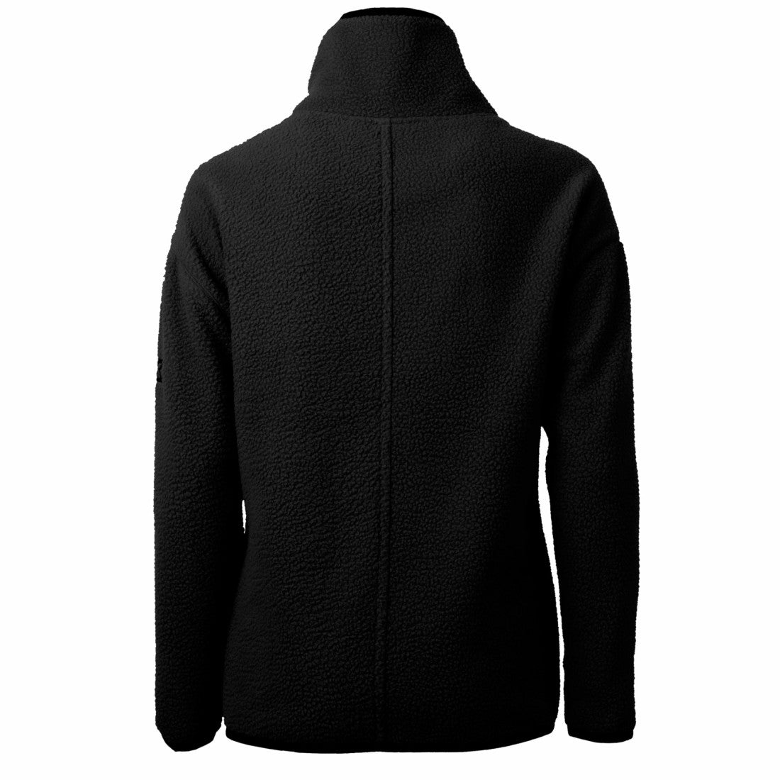 Detroit Lions Cutter & Buck Women's Cascade Eco Sherpa Fleece Half-Zip Jacket Black