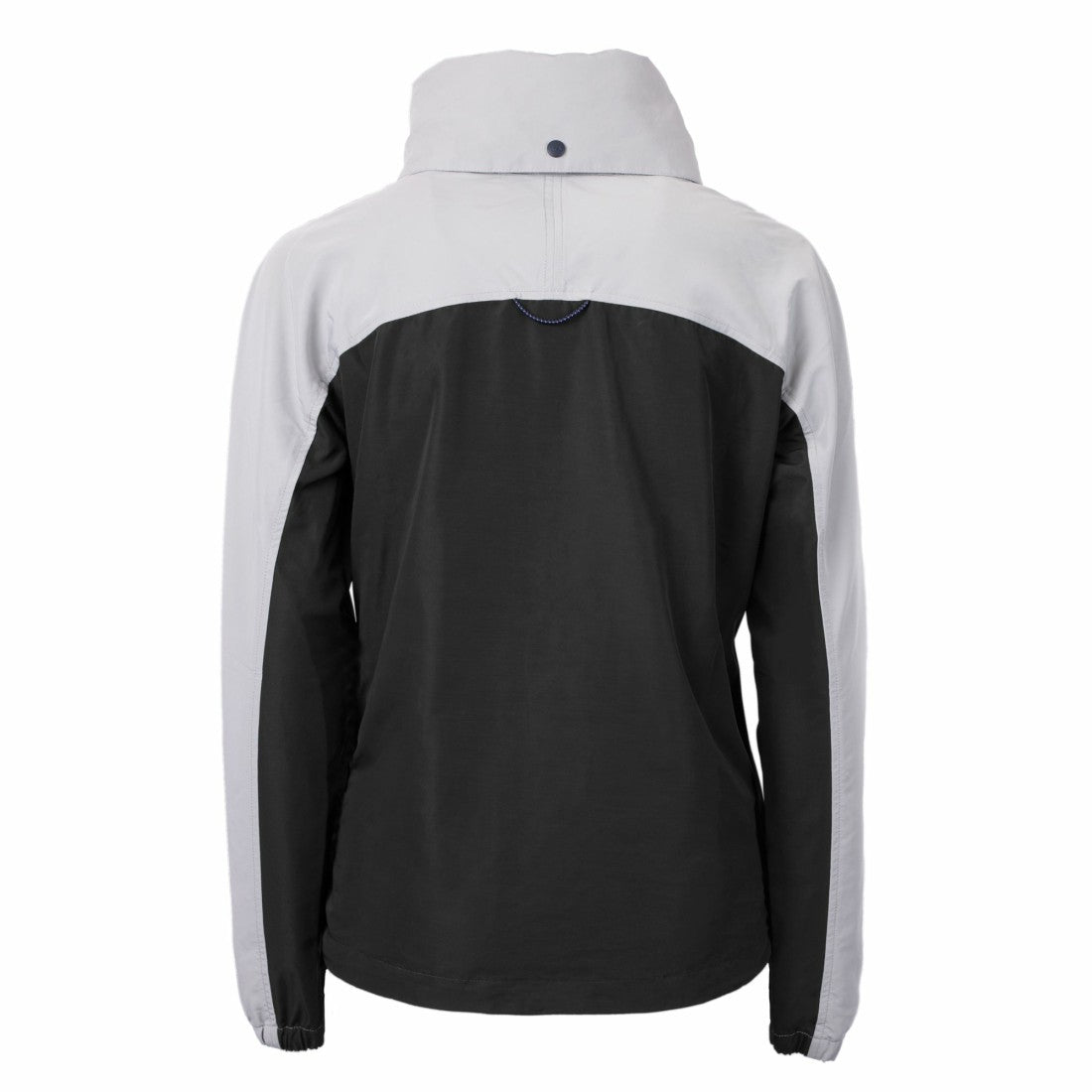 Green Bay Packers Cutter & Buck Women's Charter Eco Recycled Half-Zip Hoodie Anorak Jacket Black/Gray