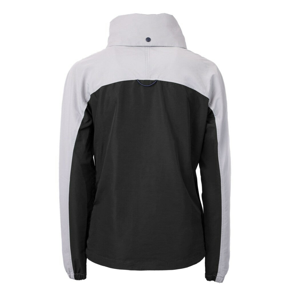 Buffalo Bills Cutter & Buck Women's Charter Eco Recycled Half-Zip Hoodie Anorak Jacket Black