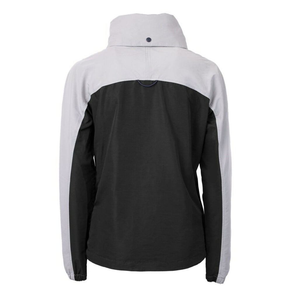 Buffalo Bills Cutter & Buck Women's Charter Eco Recycled Half-Zip Hoodie Anorak Jacket Black