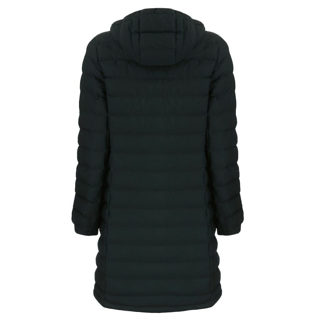Baltimore Ravens Cutter & Buck Women's Mission Ridge Repreve Eco Insulated Full-Zip Hoodie Long Puffer Jacket Black
