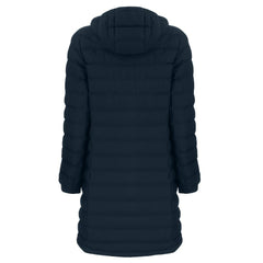 Denver Broncos Cutter & Buck Women's Mission Ridge Repreve Eco Insulated Full-Zip Hoodie Long Puffer Jacket Navy