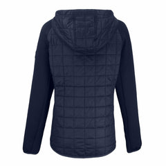 Denver Broncos Cutter & Buck Women's Rainier PrimaLoft Eco Hybrid Full-Zip Hoodie Jacket Navy