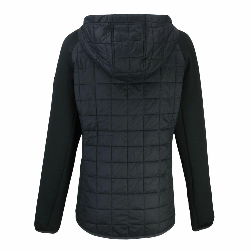 Detroit Lions Cutter & Buck Women's Rainier PrimaLoft Eco Hybrid Full-Zip Hoodie Jacket Black