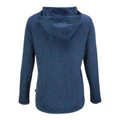 Seattle Seahawks Cutter & Buck Women's Coastline Epic Comfort Eco Recycled Long Sleeve Hoodie T-Shirt Navy