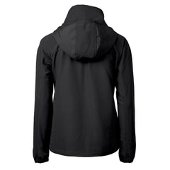 Seattle Seahawks Cutter & Buck Women's Charter Eco Recycled Half-Zip Hoodie Anorak Jacket Black