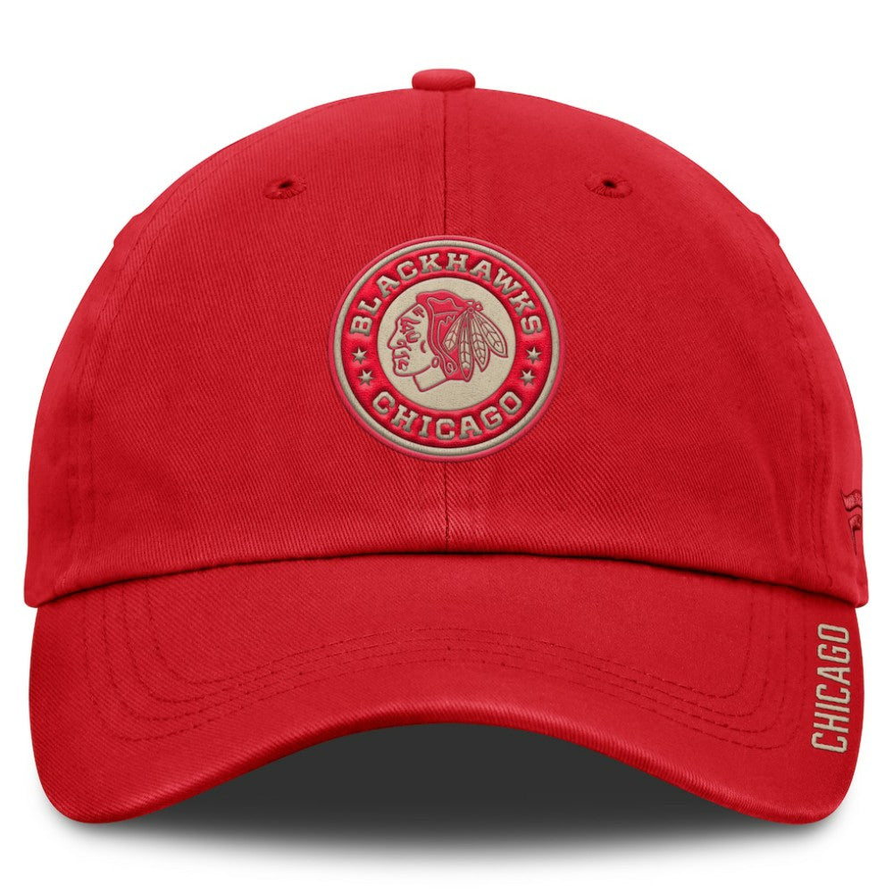 NHL Chicago Blackhawks Fanatics Women's 2025 NHL Winter Classic Adjustable Hat - Red
