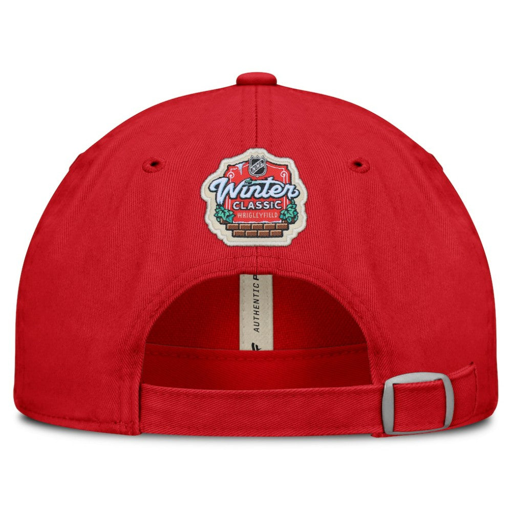 NHL Chicago Blackhawks Fanatics Women's 2025 NHL Winter Classic Adjustable Hat - Red