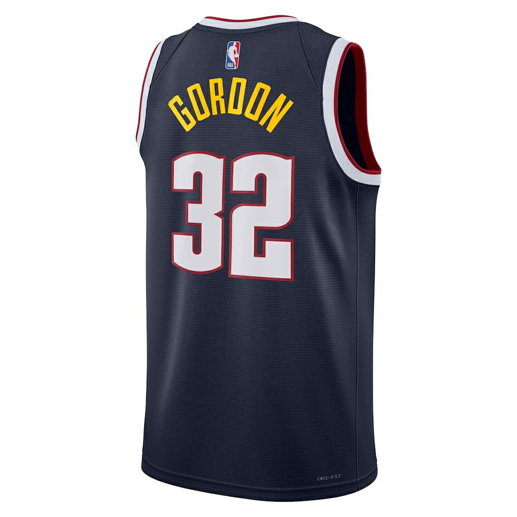 Aaron Gordon Denver Nuggets Unisex Swingman Replica Jersey Icon Editi- Navy