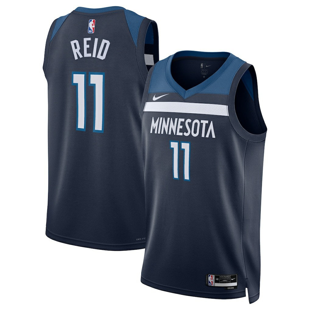 Naz Reid Minnesota Timberwolves Unisex Swingman Replica Jersey Icon Edition Navy