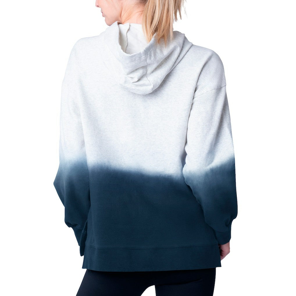Dallas Cowboys MSX by Michael Strahan Women's Daniela Pullover Hoodie Heather Gray/Navy