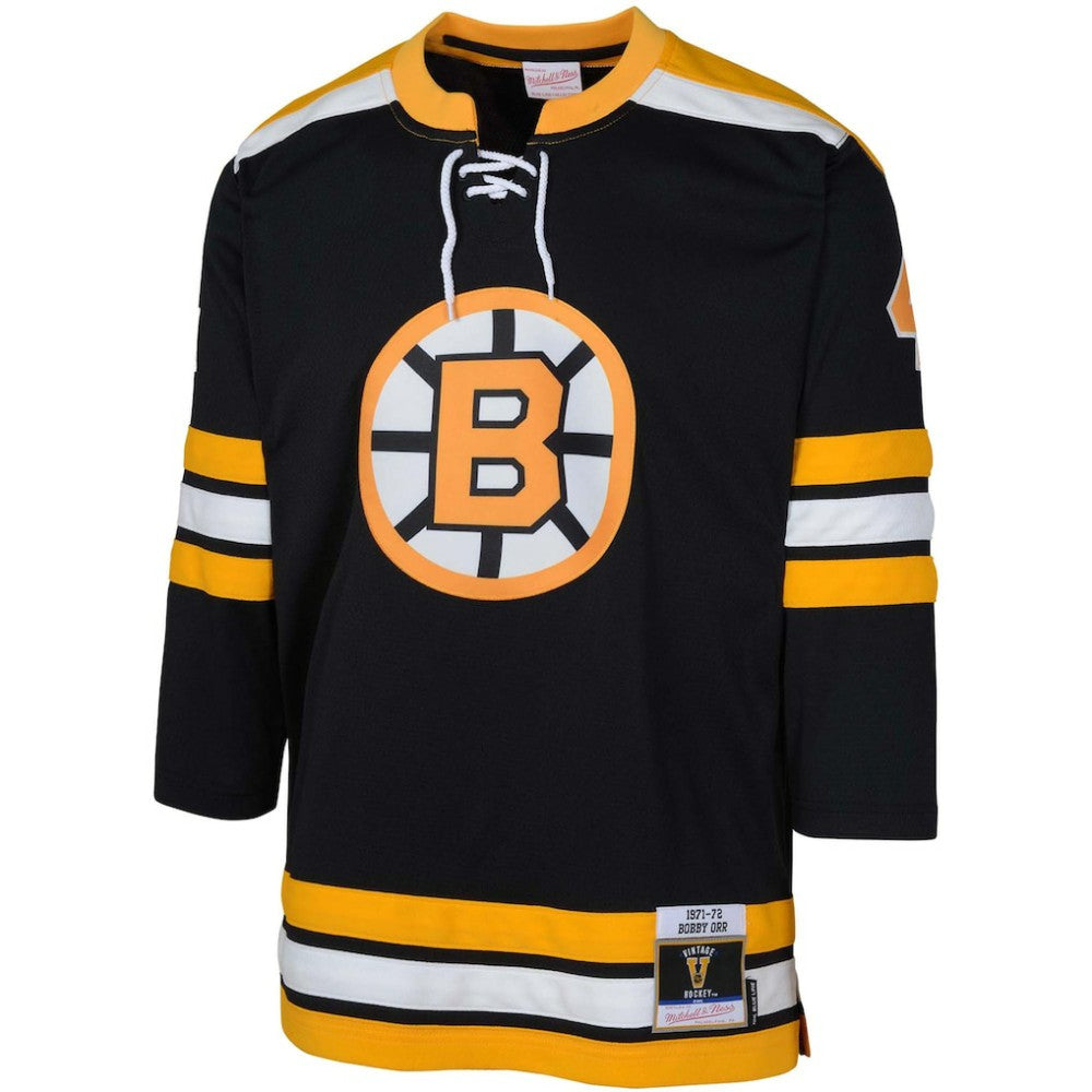 NHL Bobby Orr Boston Bruins Mitchell & Ness Youth  Power Play Player Jersey - Black
