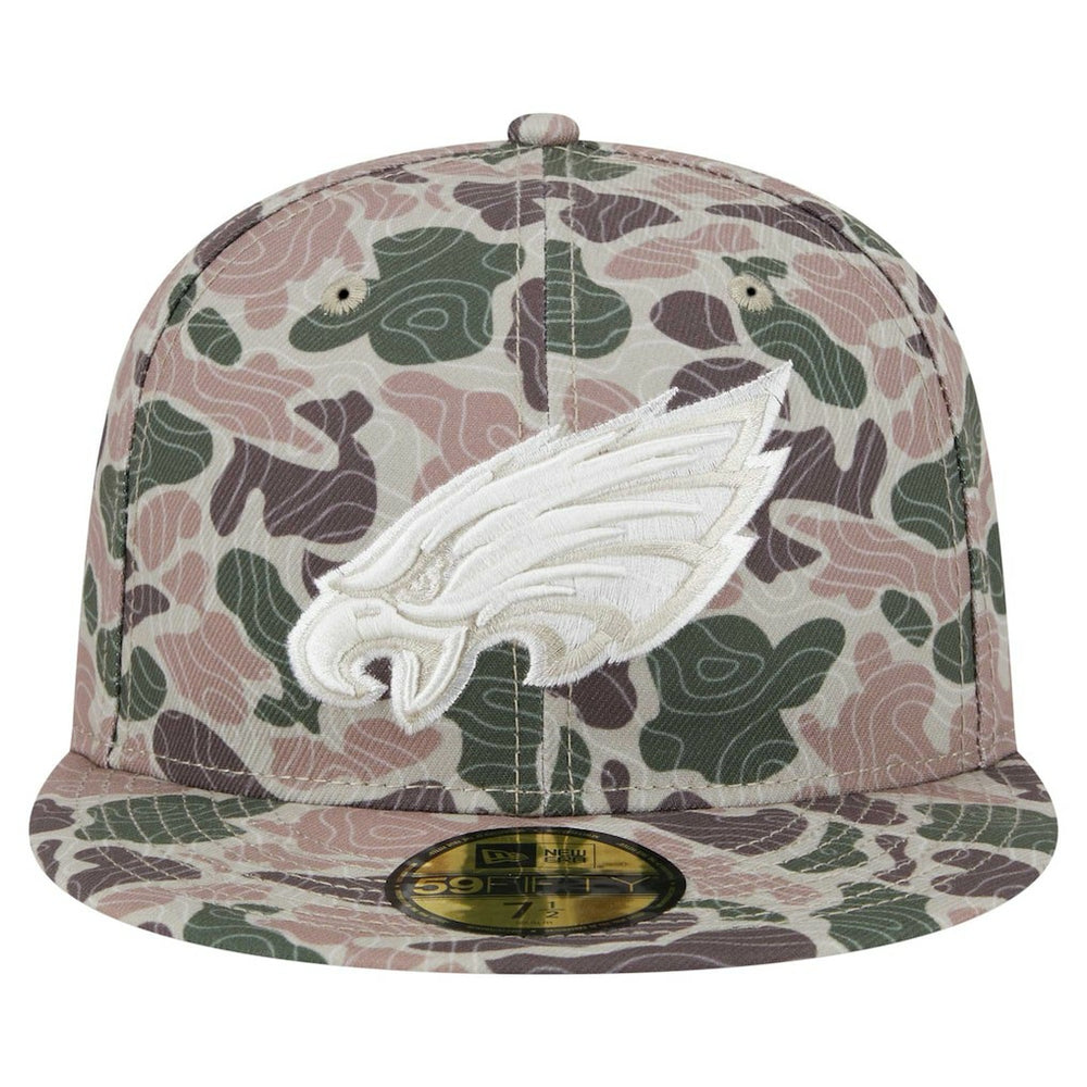 Philadelphia Eagles New Era Geo Camo 59FIFTY Fitted Hat