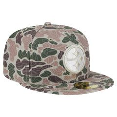 Pittsburgh Steelers New Era Geo Camo 59FIFTY Fitted Hat