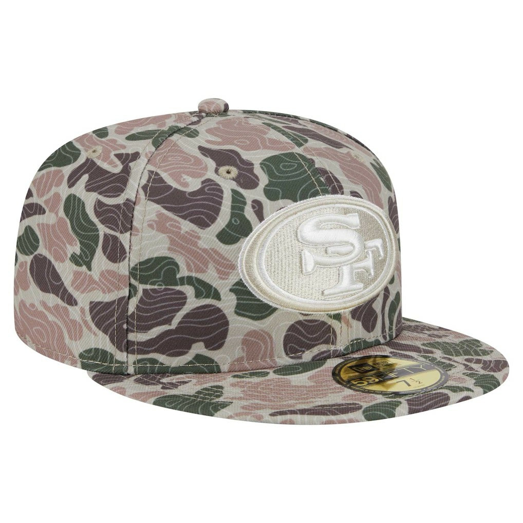 San Francisco 49ers New Era Geo Camo 59FIFTY Fitted Hat