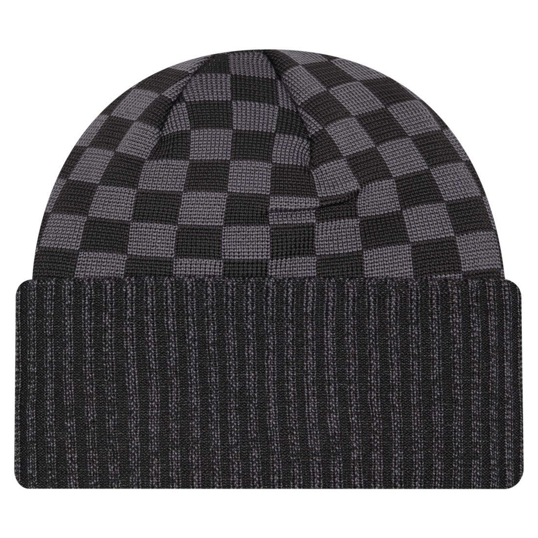 New York Jets New Era Checkered Cuffed Knit Hat Black