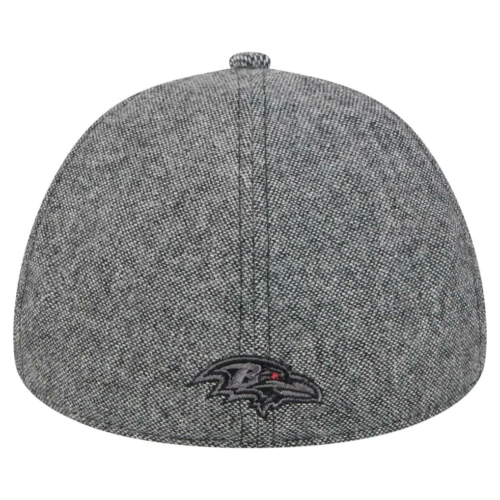 Baltimore Ravens New Era Peaky Duckbill Fitted Hat Gray