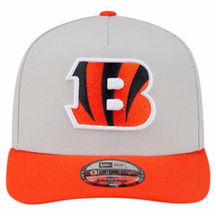 Cincinnati Bengals New Era Decent 9FIFTY A-Frame Snapback Hat Stone
