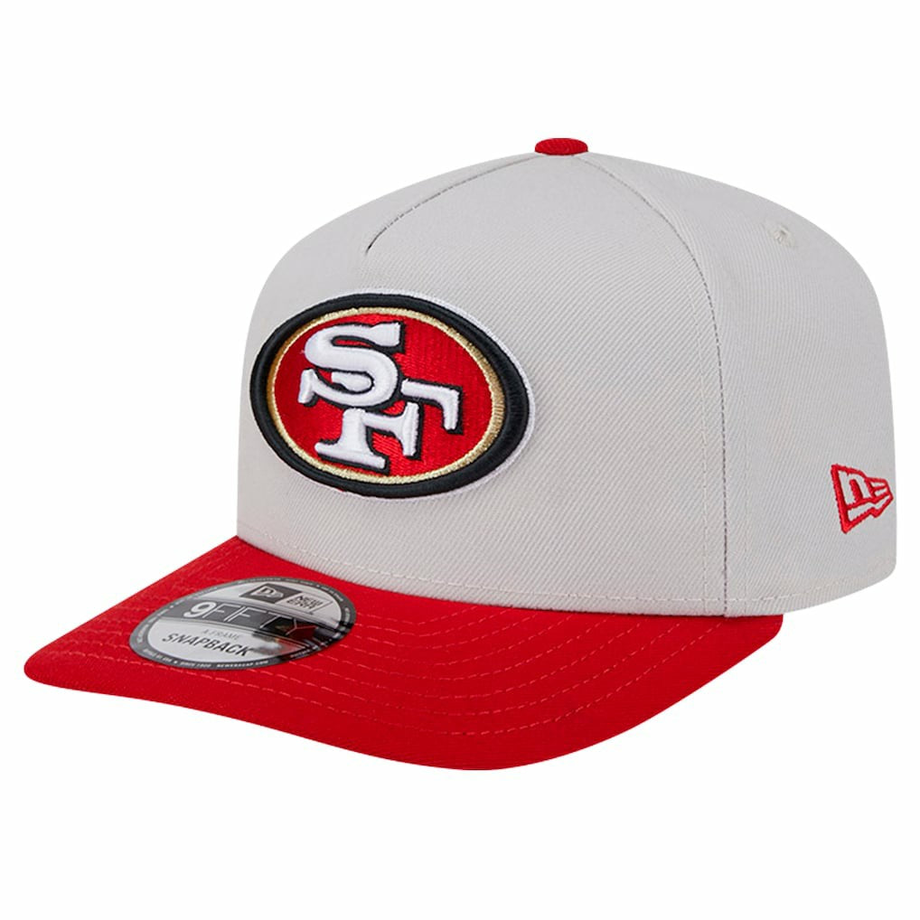 San Francisco 49ers New Era Decent 9FIFTY A-Frame Snapback Hat Stone