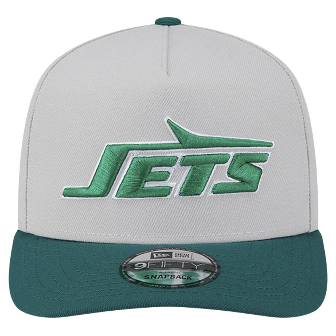 New York Jets New Era Decent 9FIFTY A-Frame Snapback Hat Stone