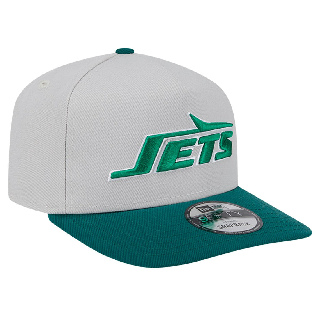 New York Jets New Era Decent 9FIFTY A-Frame Snapback Hat Stone