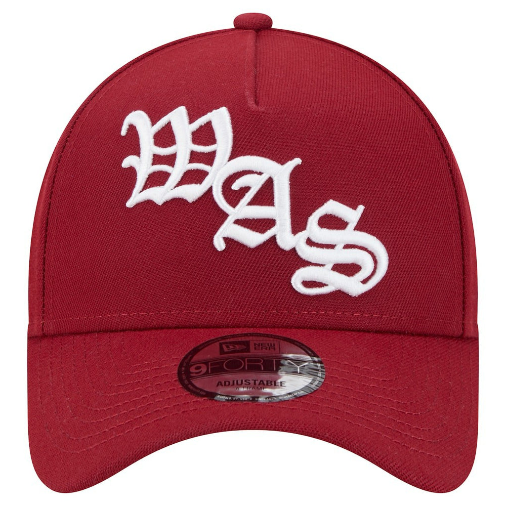 Washington Commanders New Era Mystic 9FORTY A-Frame Adjustable Hat Burgundy