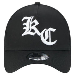 Kansas City Chiefs New Era Mystic 9FORTY A-Frame Adjustable Hat Black