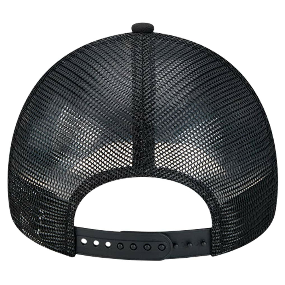 Washington Commanders New Era Domain 9FORTY A-Frame Trucker Adjustable Hat Black