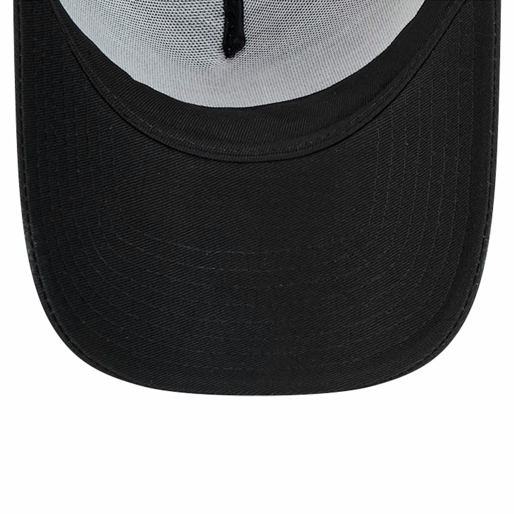 Las Vegas Raiders New Era Domain 9FORTY A-Frame Trucker Adjustable Hat Black