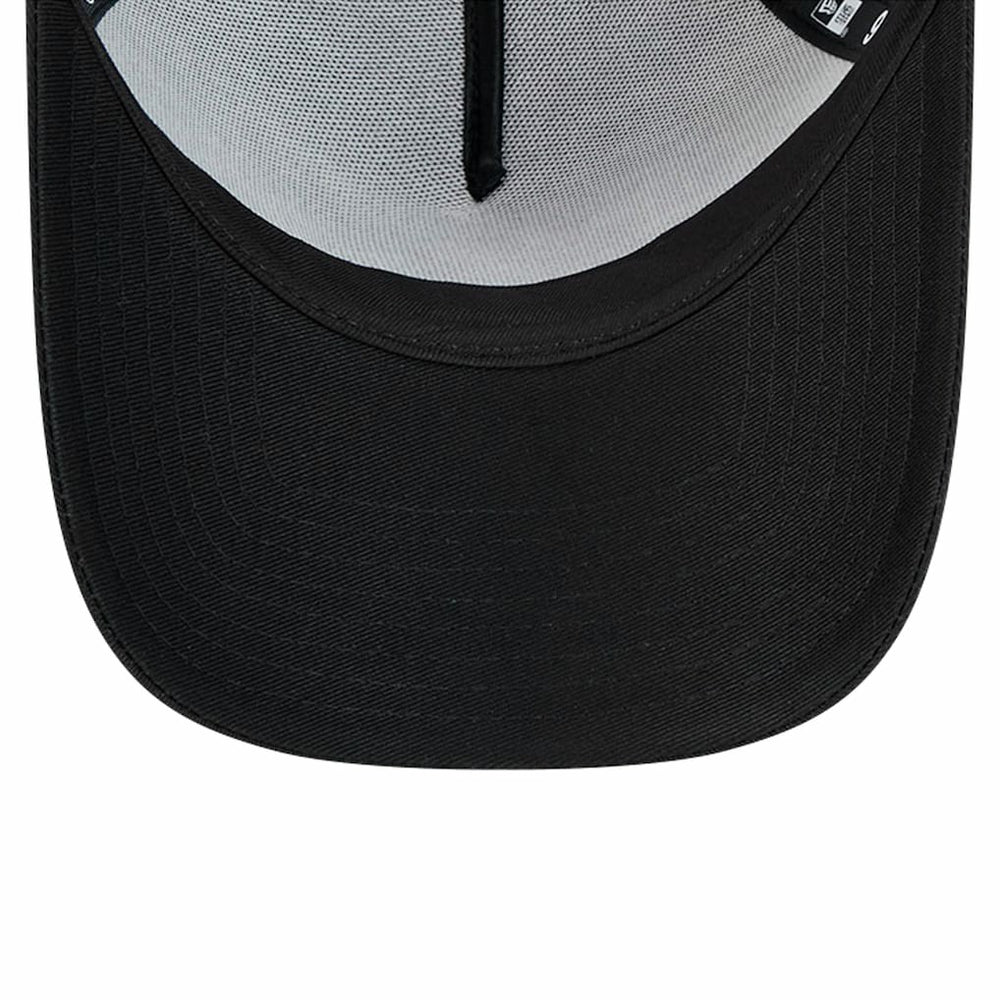 New York Giants New Era Domain 9FORTY A-Frame Trucker Adjustable Hat Black