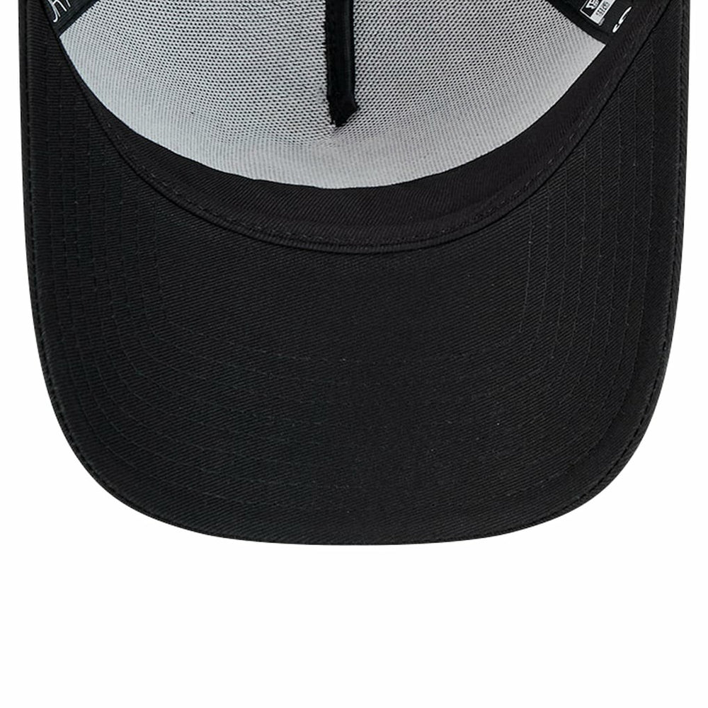 San Francisco 49ers New Era Domain 9FORTY A-Frame Trucker Adjustable Hat Black