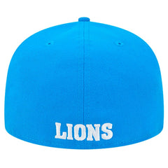 Detroit Lions New Era Omaha Throwback 59FIFTY Fitted Hat Blue