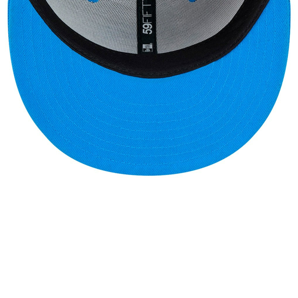 Detroit Lions New Era Flipside Two-Tone 59FIFTY Fitted Hat Gray/Blue