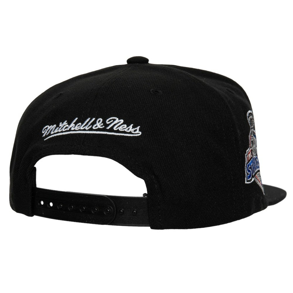 NHL Anaheim Ducks Mitchell & Ness Core Top Spot Snapback Hat - Black