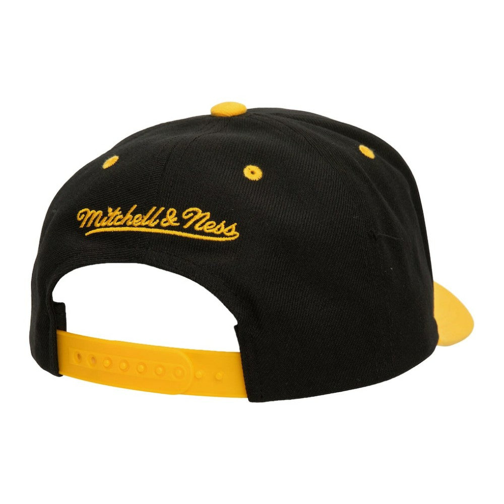 NHL Boston Bruins Mitchell & Ness All In 2.0 Pro Crown Adjustable Hat - Black