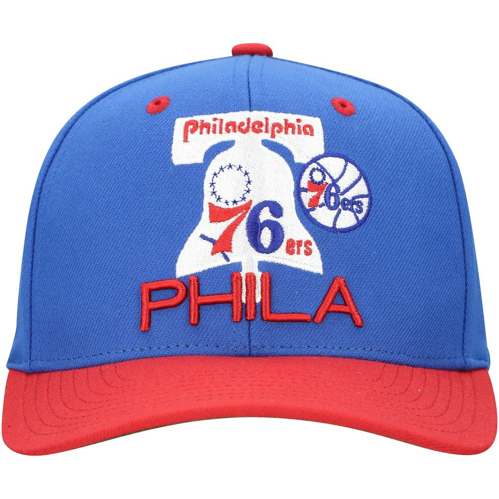 Philadelphia 76ers All In 2.0 Pro Crown Snapback Hat Royal