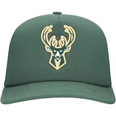 Milwaukee Bucks Core Evergreen OTC Trucker Adjustable Hat Hunter Green