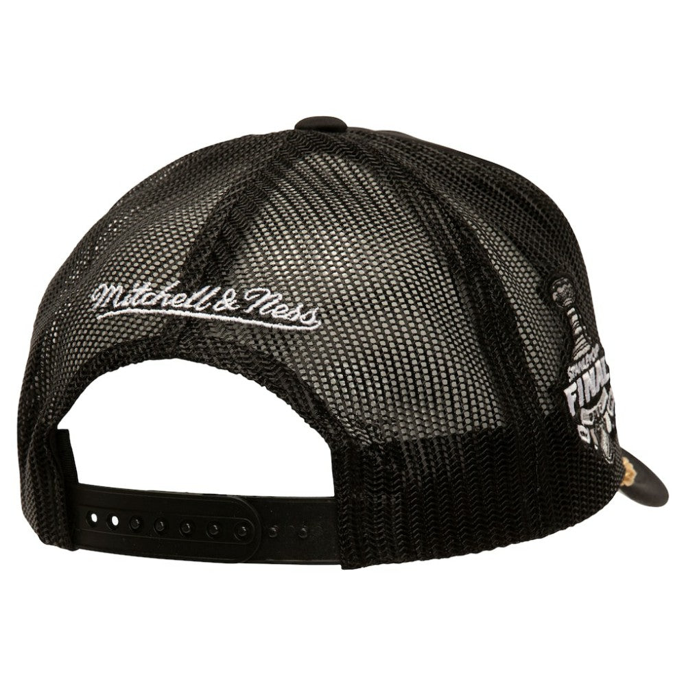 NHL Boston Bruins Mitchell & Ness SOUL Collection Golden Stanley Cup Champions Trucker Adjustable Hat - Black