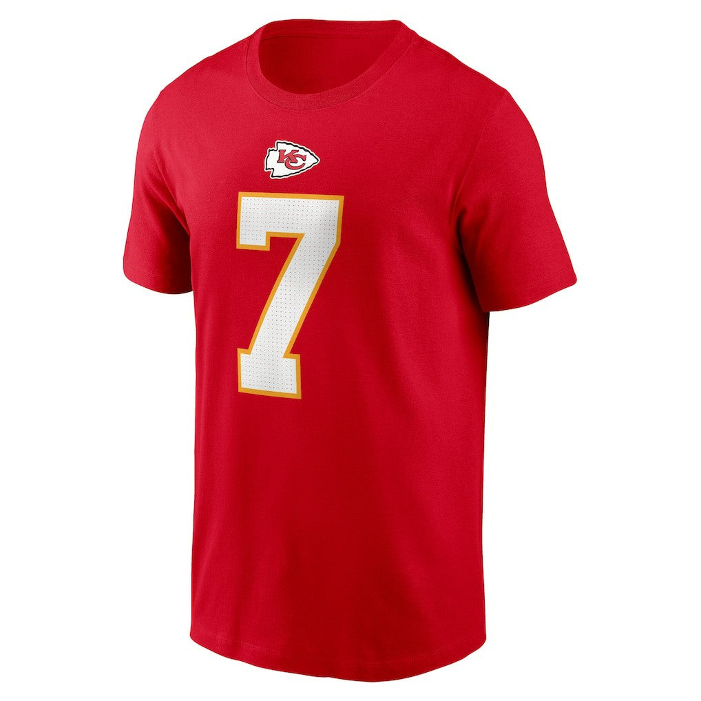Harrison Butker Kansas City Chiefs Name & Number T-Shirt Red