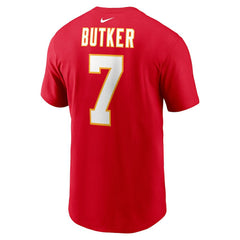 Harrison Butker Kansas City Chiefs Name & Number T-Shirt Red