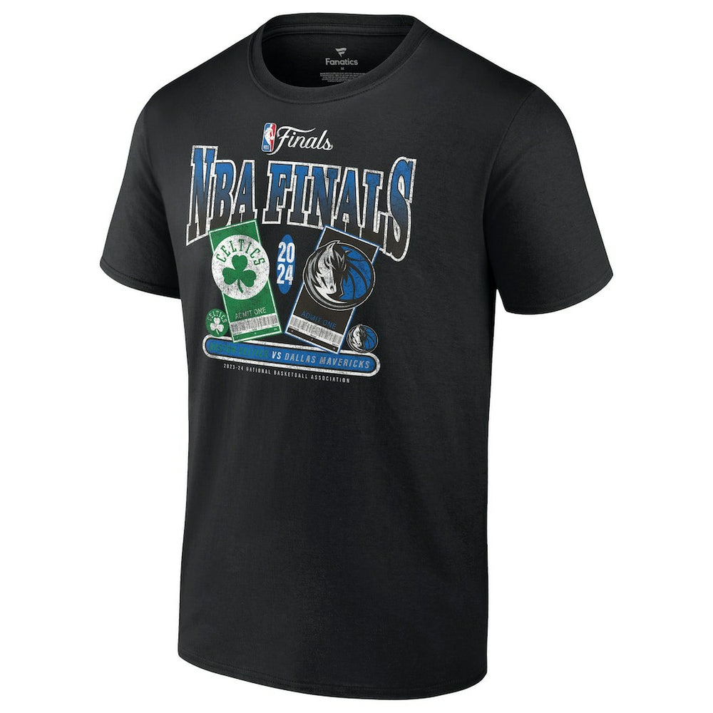 Boston Celtics vs. Dallas Mavericks 2024 NBA Finals Matchup Drive To The Basket T-Shirt Black