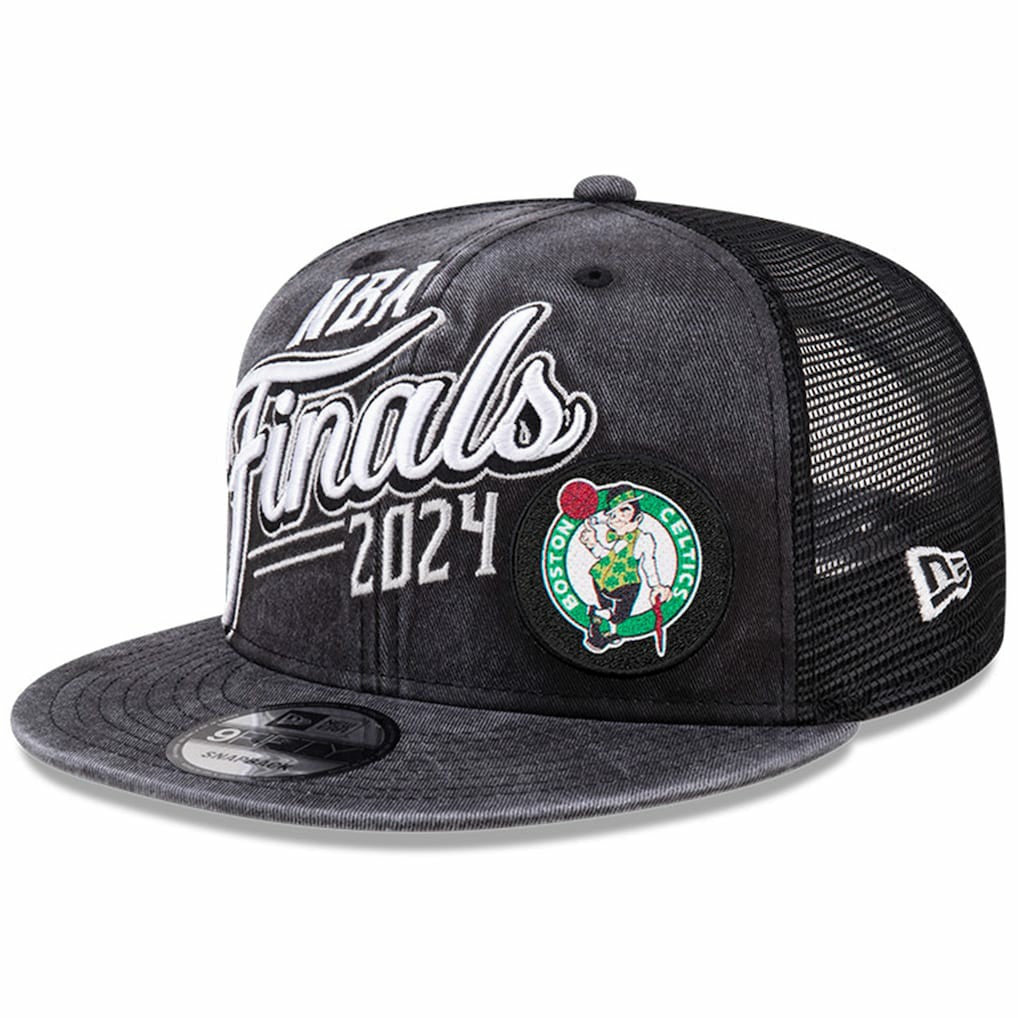 Boston Celtics 2024 Eastern Conference Champions Locker Room 9FIFTY Snapback Hat Black